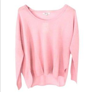 Madewell Merino Wool Pullover Sweater Dusty Rose